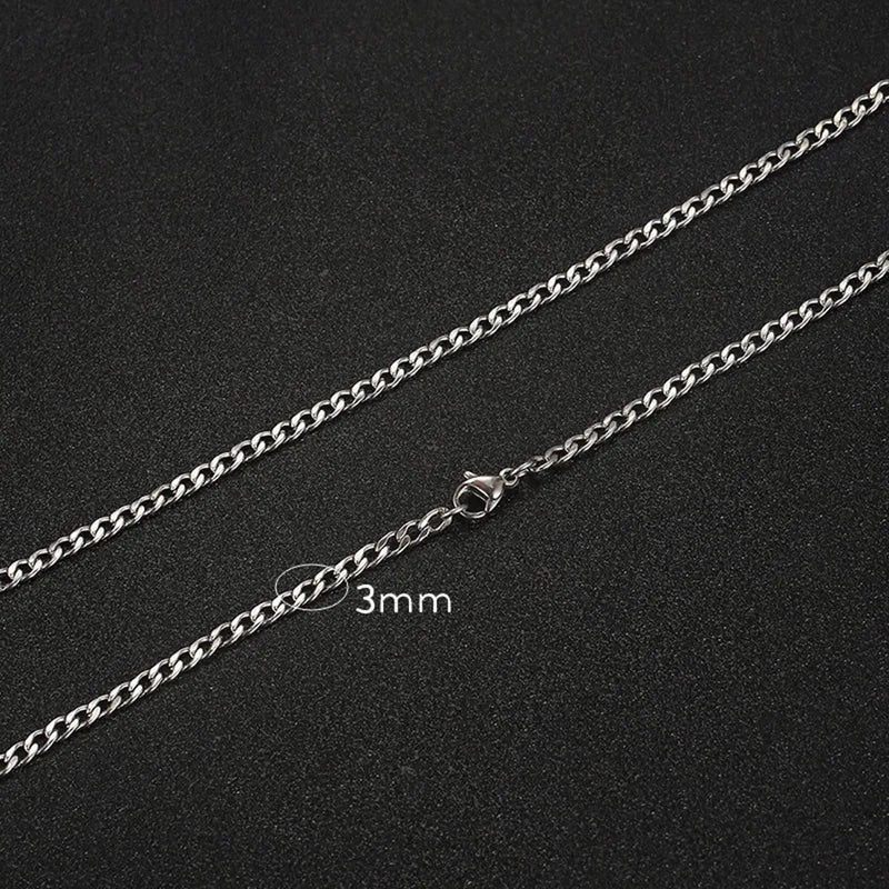 Rusty Stainless Steel Box Necklace