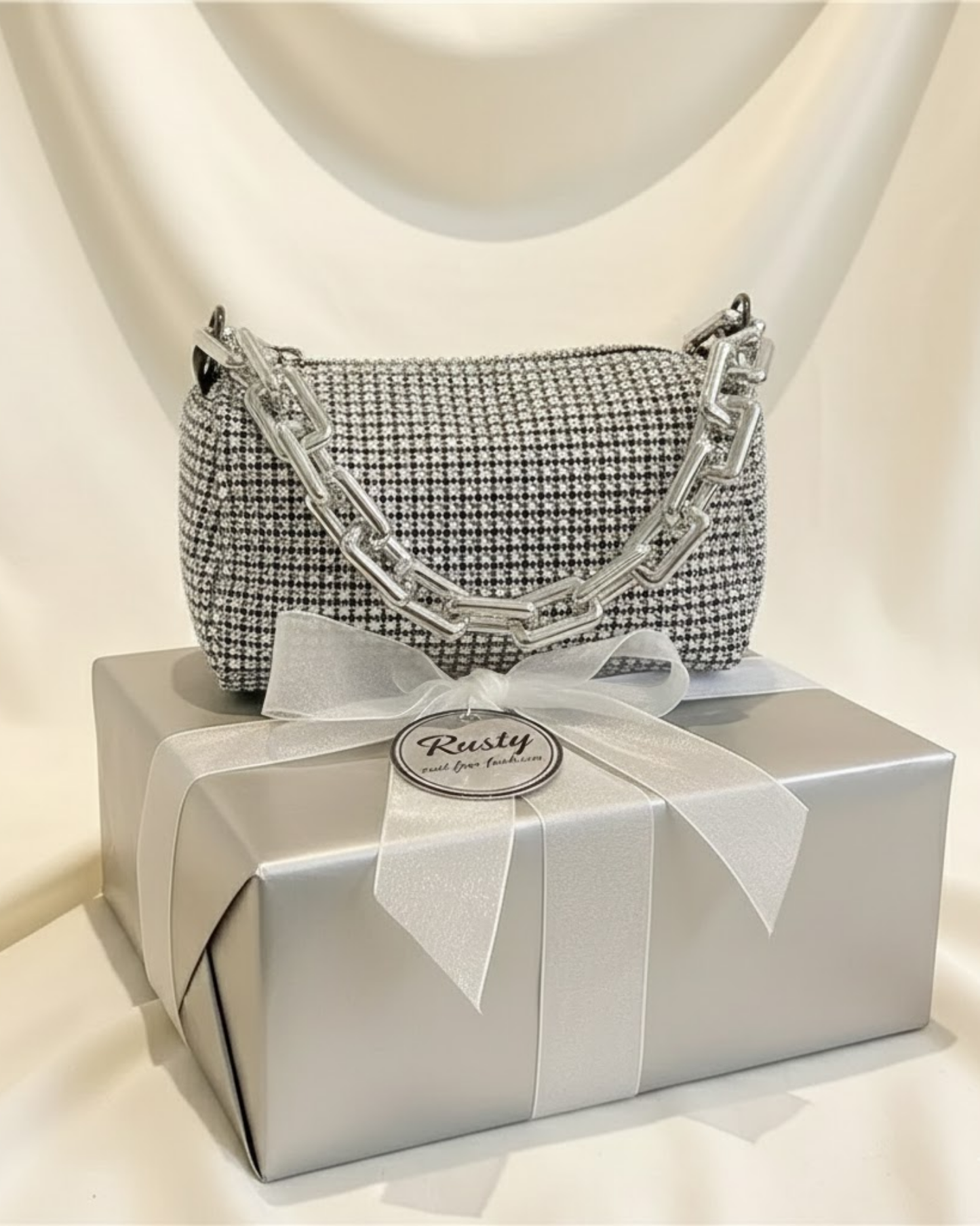 Rusty Crystal Evening Sling Bag