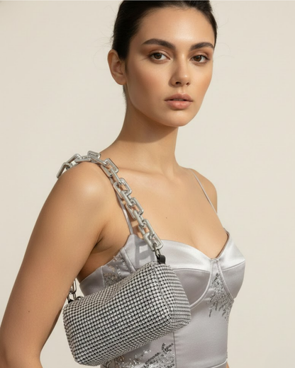 Rusty Crystal Evening Sling Bag