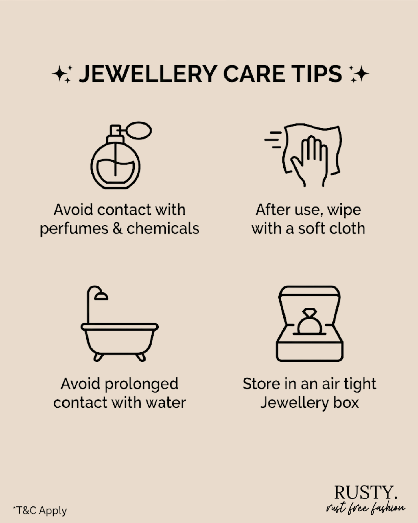 Rusty Statement Gold Wide Cuff Bracelet