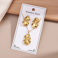 18K Gold Irregular Jewellery Set